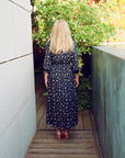 AURORA PRINTED DRESS BOTTLE GREEN