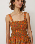 HOLI PRINTED DRESS RED- NETANELLA DREAM FAIR