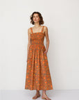 HOLI PRINTED DRESS RED- NETANELLA DREAM FAIR