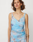 ADAM PRINTED TOP LIGHT BLUE