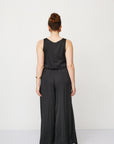 APOOLO JUMPSUIT SATIN BLACK