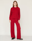 DEAR PLEATED TOP RED