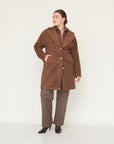 DUBI COAT BROWN
