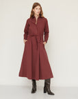 JENNY DRESS BORDEAUX