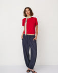 ADAM WOVEN PANTS NAVY