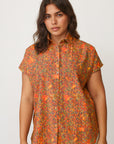 HOLI PTINTED SHIRT RED