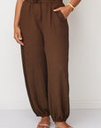 ADAM PANTS DARK BROWN