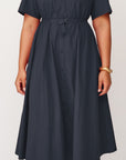 AURA DRESS DARK BLUE