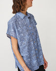 HOLI PTINTED SHIRT BLUE