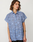 HOLI PTINTED SHIRT BLUE