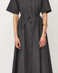 AURA DRESS DARK GRAY