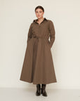 JENNY DRESS BROWN