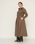 JENNY DRESS BROWN