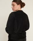DEAR VELVET TOP BLACK