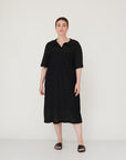 SENSE POLO DRESS BLACK