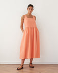 ISLA DRESS PEACH