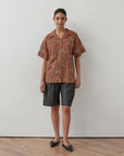 RUJUM COTTON SHIRT BROWN