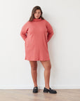 CLOCK SQ DRESS CORAL