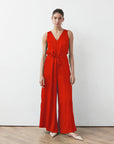 ALTO JUMPSUIT SATIN RED