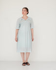 SENSE POLO DRESS LIGHT BLUE