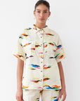 FEATHERS SHIRT VANILLA