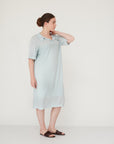 SENSE POLO DRESS LIGHT BLUE
