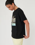 PEARL DREAM T TOP BLACK