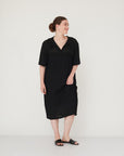 SENSE POLO DRESS BLACK
