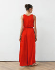 ALTO JUMPSUIT SATIN RED