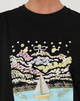 PEARL DREAM T TOP BLACK