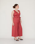 NIGHT WRAP JUMPSUIT PINK