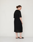 SENSE POLO DRESS BLACK
