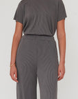 DEEP PLEATED PANTS GREY