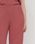 DEEP PLEATED PANTS PINK