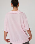 SENSE POLO TOP PINK