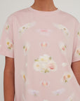 BLURRY T TOP LIGHT PINK