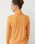 CAP TURTLENECK TOP MUSTARD