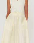 REFLECTION SKIRT VANILLA