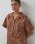 RUJUM COTTON SHIRT BROWN
