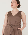 LIGHT JUMPSUIT BROWN