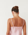 WENDY SLIP SATIN DRESS PINK