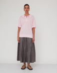 SENSE POLO TOP PINK