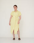 SURREAL SQ DRESS YELLOW