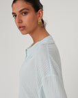 SENSE POLO DRESS LIGHT BLUE