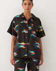 FEATHERS SHIRT BLACK