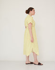 SURREAL SQ DRESS YELLOW