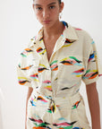 FEATHERS SHIRT VANILLA