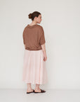 SENSE POLO TOP BROWN