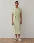 SAFARI DRESS LIME