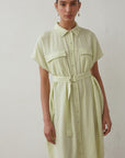 SAFARI DRESS LIME
